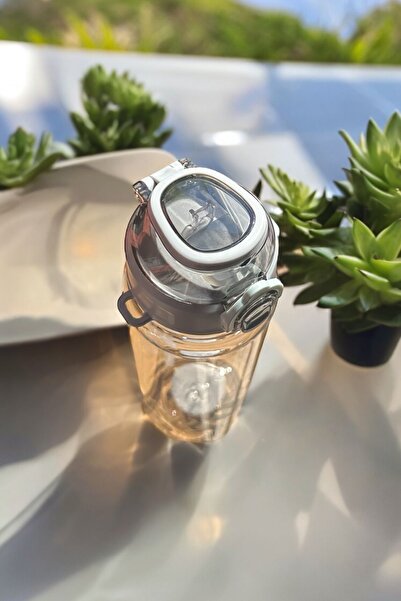 YDGR 900 ml Rope Strap - Easy to Use Water Bottle with Silicone Spout, Straw and Straw Free