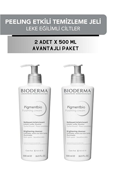Bioderma Pigmentbio Foaming Cream 500 ML X 2 Adet | Avantajlı Set