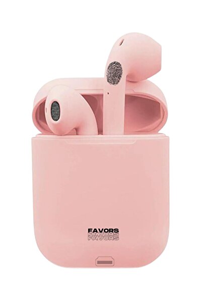 Favors Ios Android Uyumlu Dokunmatik Bluetooth Kulaklık 8d Stereo Hd Ses İnpods Pembe