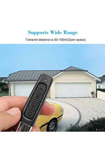 DRMaker Elektro Akıllı Kopyalanabilir Araba Ve Garaj Kumandası 433Mhz-İnce