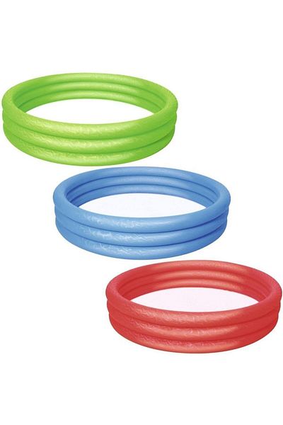 BESTWAY 51027 Three Ring Colorful Inflatable Pool 183 X 33cm