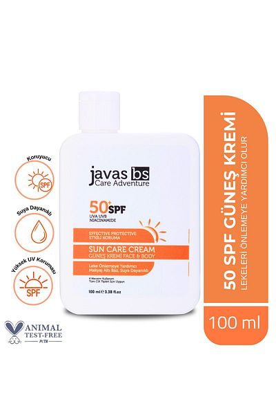javas bs Sunscreen - Water Resistant for Oily, Dry, Combination and Blemished Skin