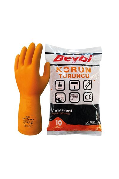 Beybi Korun Orange Work Gloves - Size 10
