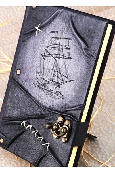 GUETTA Handmade Genuine Leather Daily Scrapbook Shamua Paper SHIP