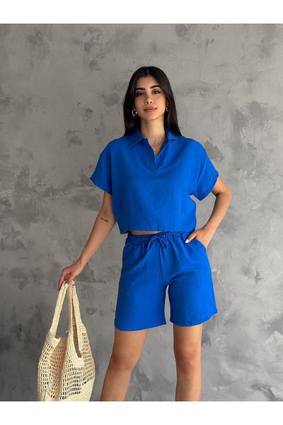 Noa Noa Set with Shirt and Shorts - Top and Bottom