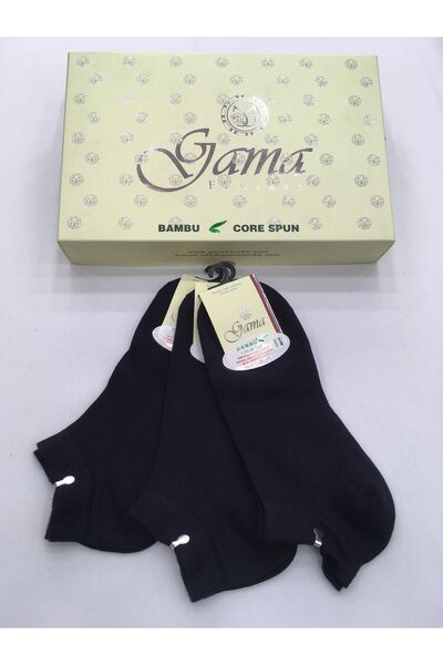 Gama Çorap 3 части бамбук 100% естествен найлон без обикновени цветни къси ботуши Тънки летни мъжки ботуши