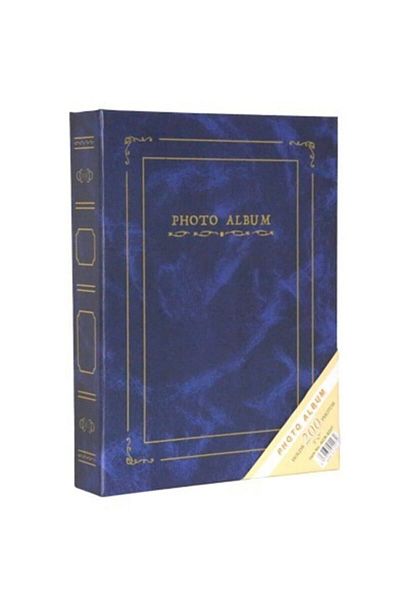 Aledo 13x18cm Φωτογραφικό άλμπουμ με 200 θήκες Acr-9207-μπλε