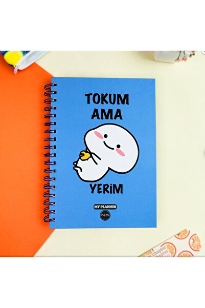 Genel Markalar Tokum ama Yerim Konuşan Ajanda 17x24 Stickerli