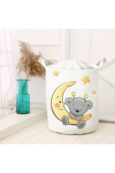HET Concept Dirty Laundry and Toy Storage Box - Picnic Organizer Folding Basket Felt Model 00008