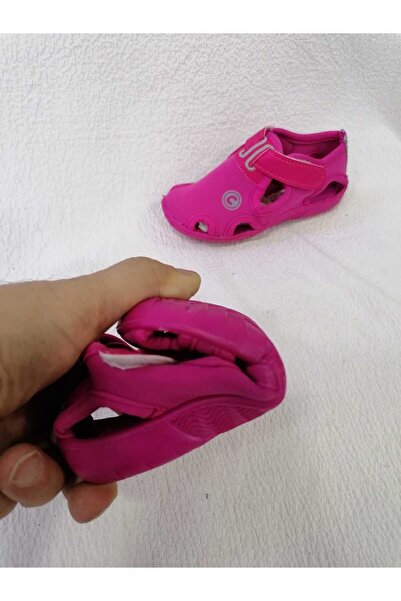 Özgür Kids BEZ KUMAŞ ESNEK TABAN ÇOCUK SANDALET (DENİZ HAVUZDA KULLANILABİLİR)