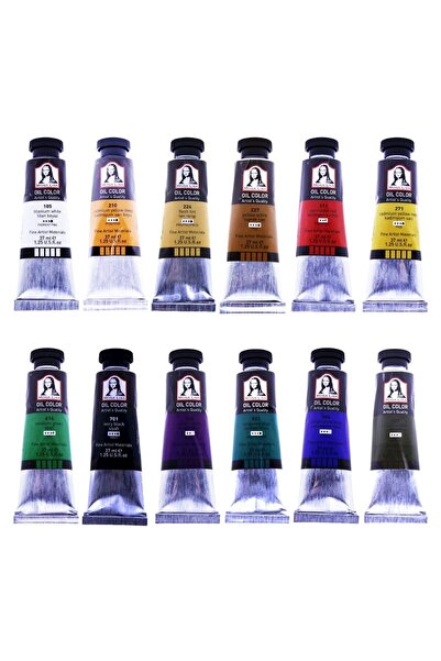 Südor SÜDOR-Mona Lisa yağlı boya seti yüksek pigmentli, kaliteli ve kapatıcı ...