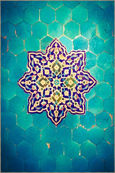 Rugs Modern Halı سجادة قاعدة منسوجة منقوشة على شكل نجمة فيروزية وسجادة قابلة ...