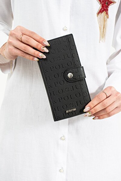 Just Polo محفظة نسائية باللون الأسود من JUST Polo للموسم الجديد مع عبوة هدايا...
