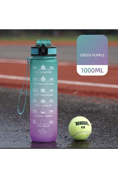 Est Home 1000ml Motivational Water Bottle - Sports Bottle (PT09971)
