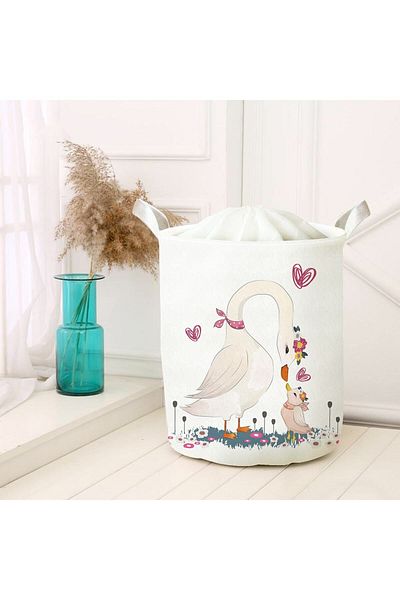 HET Concept Dirty Laundry Picnic Basket - Toy Storage Box, Organizer Folding Basket Felt Model 01339