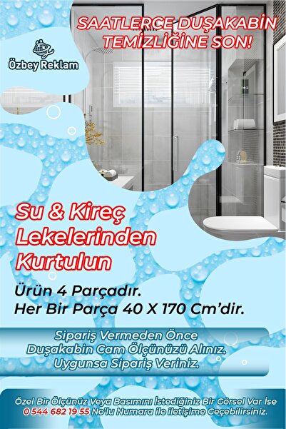 Özbey Reklam Banyo Duşakabin Kaplama Folyo Sticker