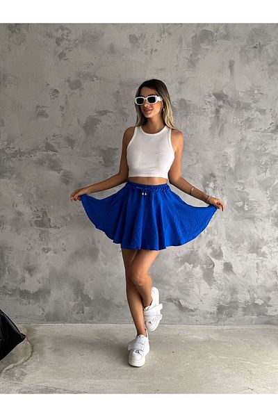 Noa Noa Tesatura modal - Fusta de baza cu pantaloni scurti