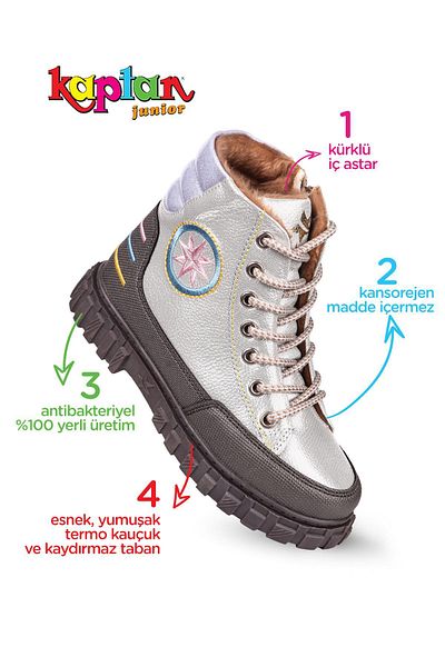 KAPTAN JUNIOR KAPTAN JUNIOR MÄDCHENSTIEFEL MIT FELL INNEN PSTR 500