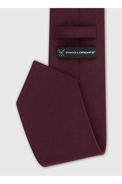 pako lorente Claret Red Patterned Classic Tie