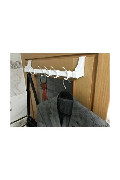 Bundeba Kapı Arkası Plastik Askı Havlu Bornoz Elbise Asacagı