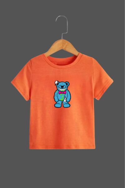 oneagılyazı Medvedić Štampano Unisex plavo dete T-shirt