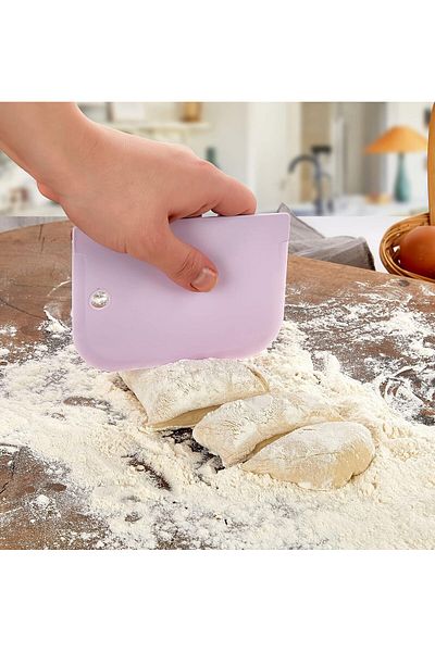 FBZhome Set of 3 Dough Cutter and Scraper Decorator