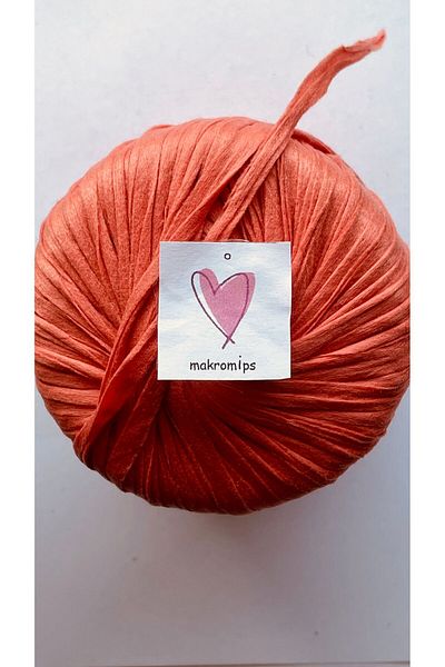 Makromİps PREMIUM SOFT RAFFIA - 50g/65m Μαλακή μαρμάρινη τσάντα Raffia με άκρη ρούχων με κορδόνια