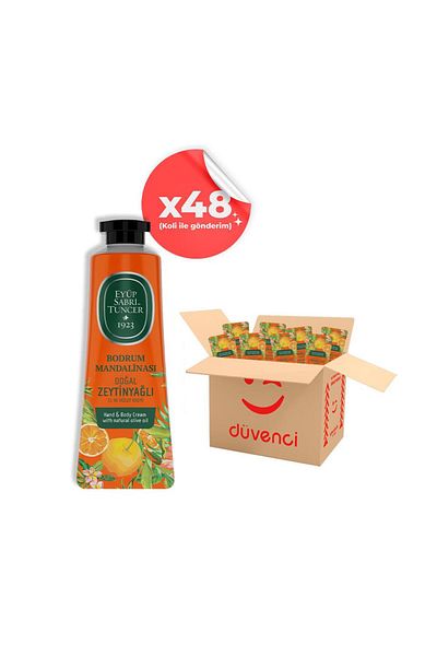 Eyüp Sabri Tuncer Bodrum Tangerine - Hand and Body Cream, 50 ml X 48