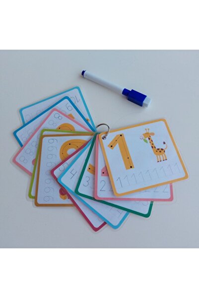 Etkinlik ve çocuk دعونا نكتب الأرقام ون نتعلم