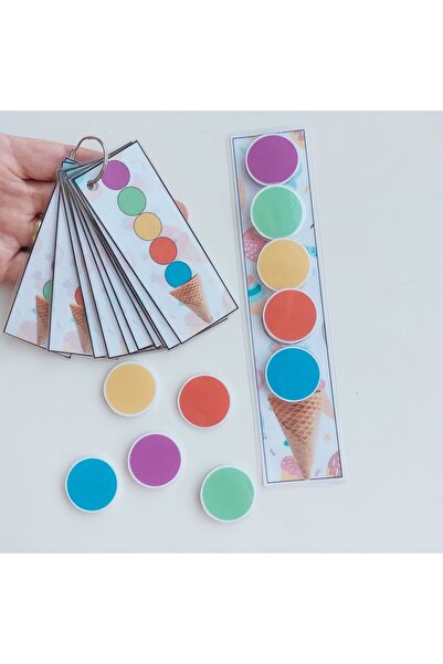 Etkinlik ve çocuk نشاط كرات الآيس كريم الملونة