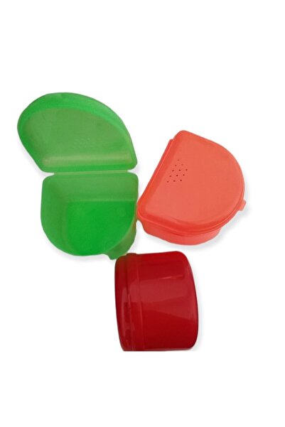 AYG Diş Protez - 3 Adet Diş Plak Saklama Kutusu