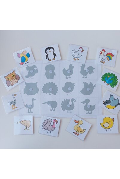 Etkinlik ve çocuk نشاط مطابقة أصدقائنا اللطيفين مع الظلال