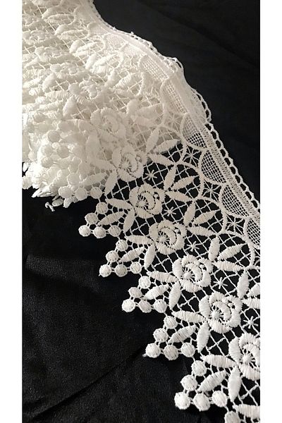 Ozpas 3 Meters White Lace Decorative Ribbon