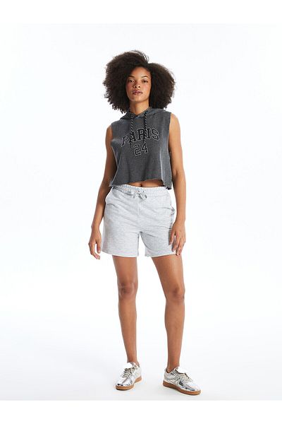 LC Waikiki LCW Women's Straight Shorts - Elastic Waist