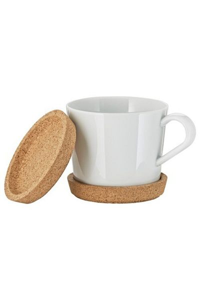 IKEA Wooden Cork Cup Pad 2 Pieces 10 cm 1-6