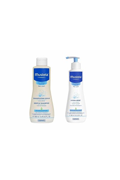 Mustela Papatya Özlü Şampuan 500 ml + Mustela Hydra Bebe Body - Vücut Nemlend...