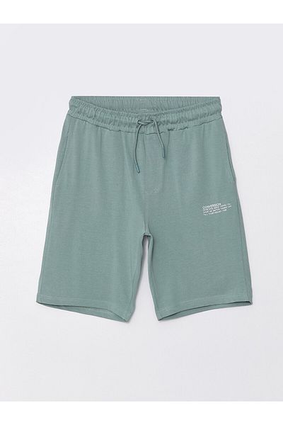 LC Waikiki Ανδρικό σορτς LCW Slim Fit - Λεπτομέρεια δεσίματος μέσης