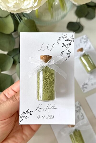 Mapel 20 Adet Süslemeli Kınalık Tüp , Nikah Şekeri, Doğum, Sünnet, Düğün Nişa...