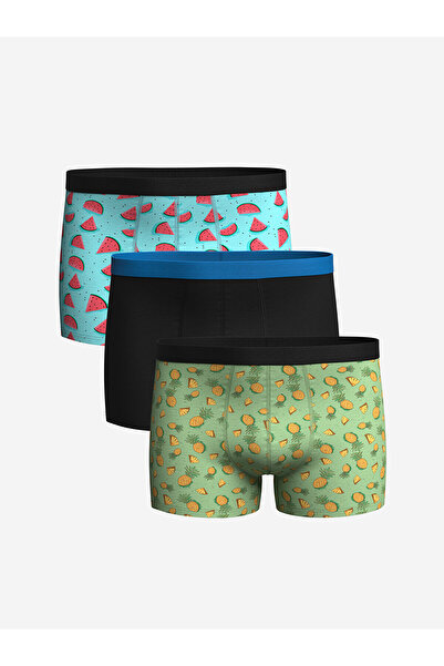 LC Waikiki Ανδρικά μπόξερ LCW 3 τμχ ελαστικά βαμβακερά - Standard Fit