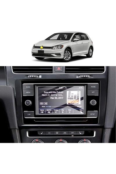 corcishop 7 Inch Multimedia Nano Screen Protector Film Compatible with Volkswagen Polo