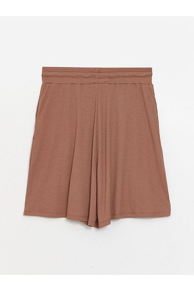 LC Waikiki LCW Women's Straight Shorts - Elastic Waist