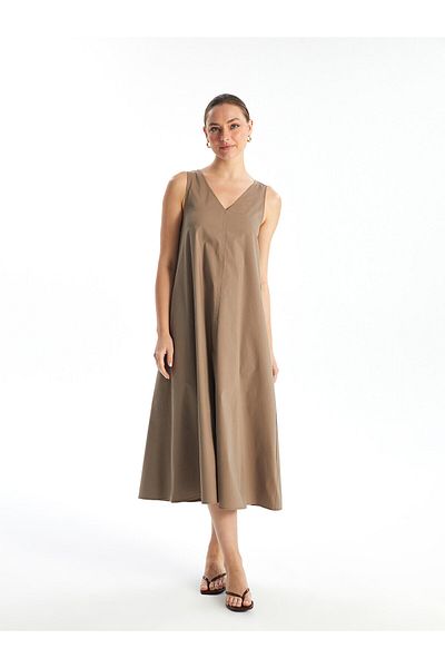 LC Waikiki V-Neck Women's Straight Dress - LCW