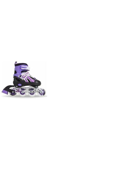 Depomiks Avm Extendable Practice Skates with Purple Bag and Metal Body