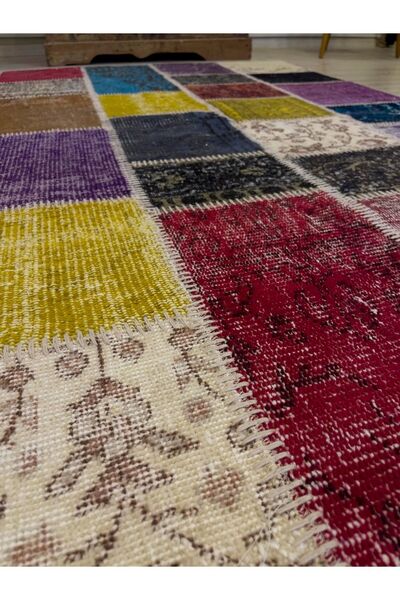 Sempati halı Modern Eşsiz Özel Patchwork Halı 116x186 cm 4001
