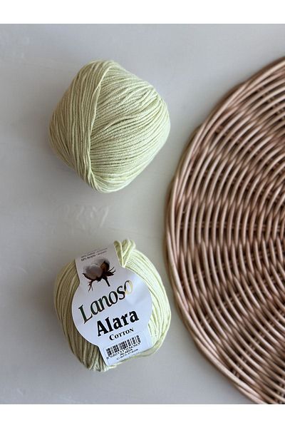 Lanoso Alara Cotton 50 GR Hand Knitting Yarn - Color Code: 977