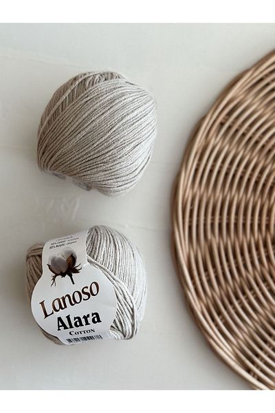 Lanoso Alara Cotton 50 GR Hand Knitting Yarn - Color Code: 995