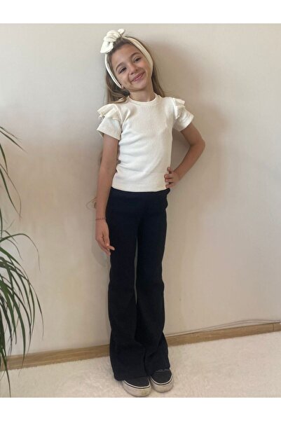 özge başaran Set de 3 piese cu dresuri spaniole negre și cu mâneci scurte, cu...