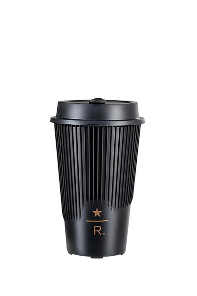 Starbucks ® كوب مشروبات ساخنة قابل لإعادة الاستخدام - أسود - 473 مل