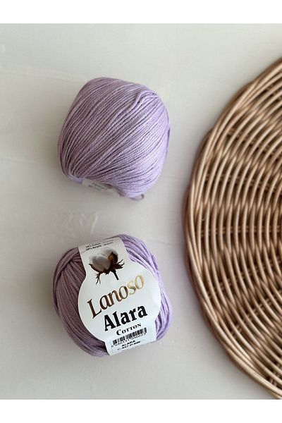 Lanoso Alara Cotton 50 GR Hand Knitting Yarn - Color Code: 947