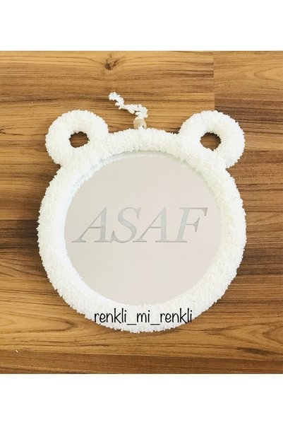 renkli mi renkli tasarım dünyası Teddy ayıcık İsimli aynalı kişiye özel kapı ...